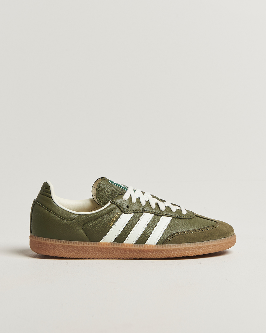 Uomini | Sneakers | adidas Originals | Samba OG Sneaker Khaki Green/Off White