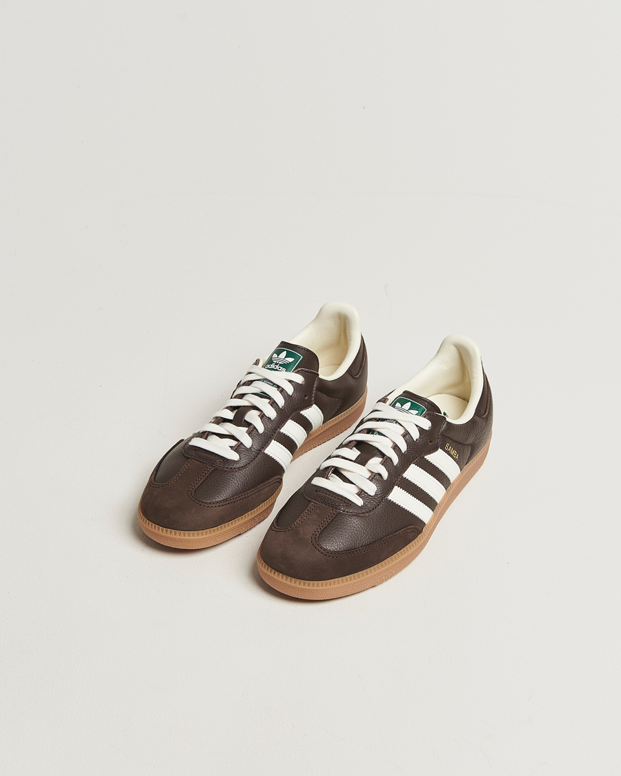 Uomini | adidas Originals Samba OG Sneaker Dark Brown/Off White | adidas Originals | Samba OG Sneaker Dark Brown/Off White