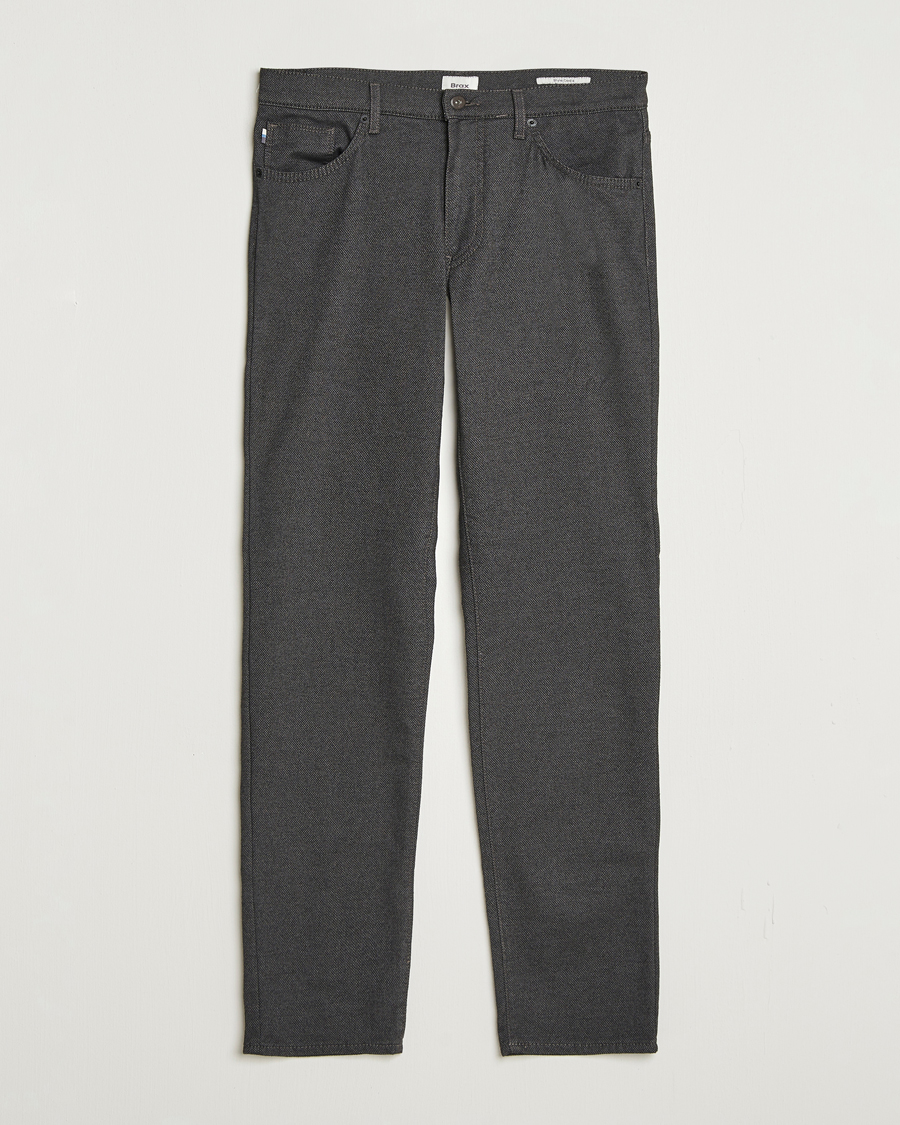 Uomini | Pantaloni | Brax | Cadiz Woo.Look 5-Pocket Pants Elephant Grey