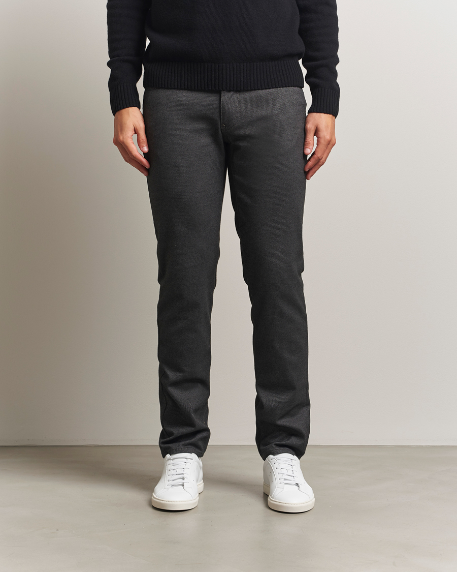 Uomini | Pantaloni | Brax | Cadiz Woo.Look 5-Pocket Pants Elephant Grey