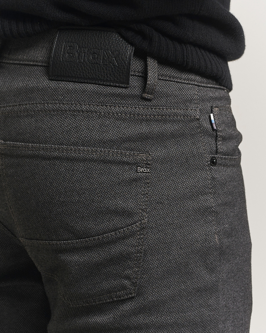 Uomini | Pantaloni | Brax | Cadiz Woo.Look 5-Pocket Pants Elephant Grey