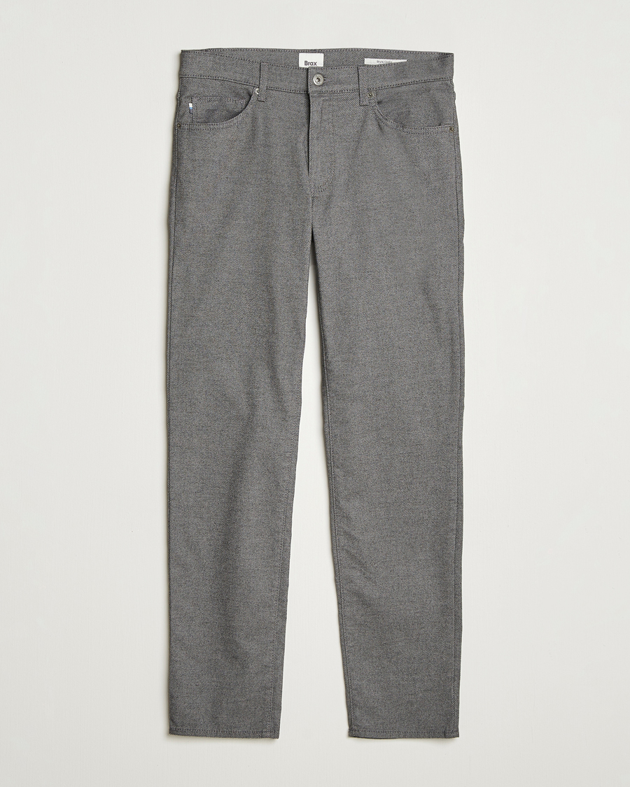 Uomini | Pantaloni | Brax | Cadiz Woo.Look 5-Pocket Pants Graphit