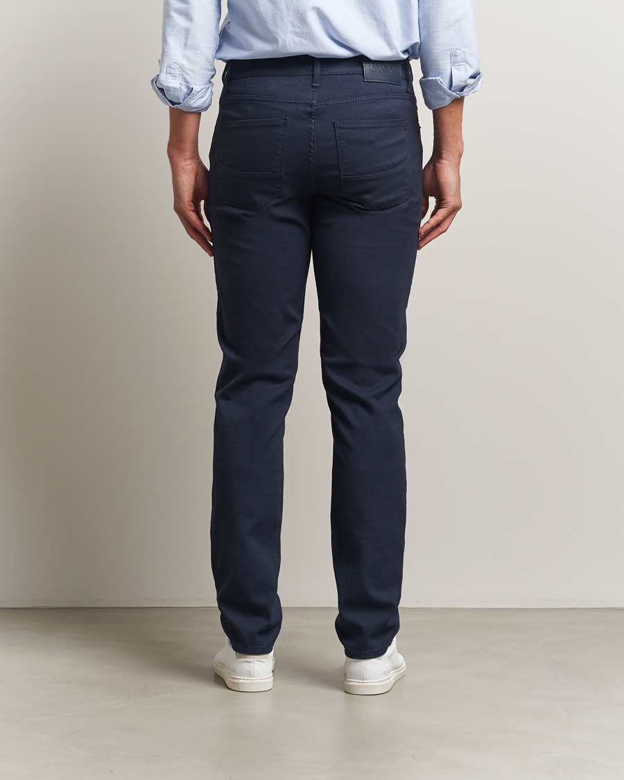 Uomini | Pantaloni | Brax | Cadiz Woo.Look 5-Pocket Pants Universe Blue