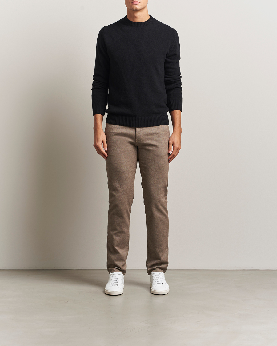 Uomini | Pantaloni | Brax | Cadiz Woo.Look 5-Pocket Pants Camel