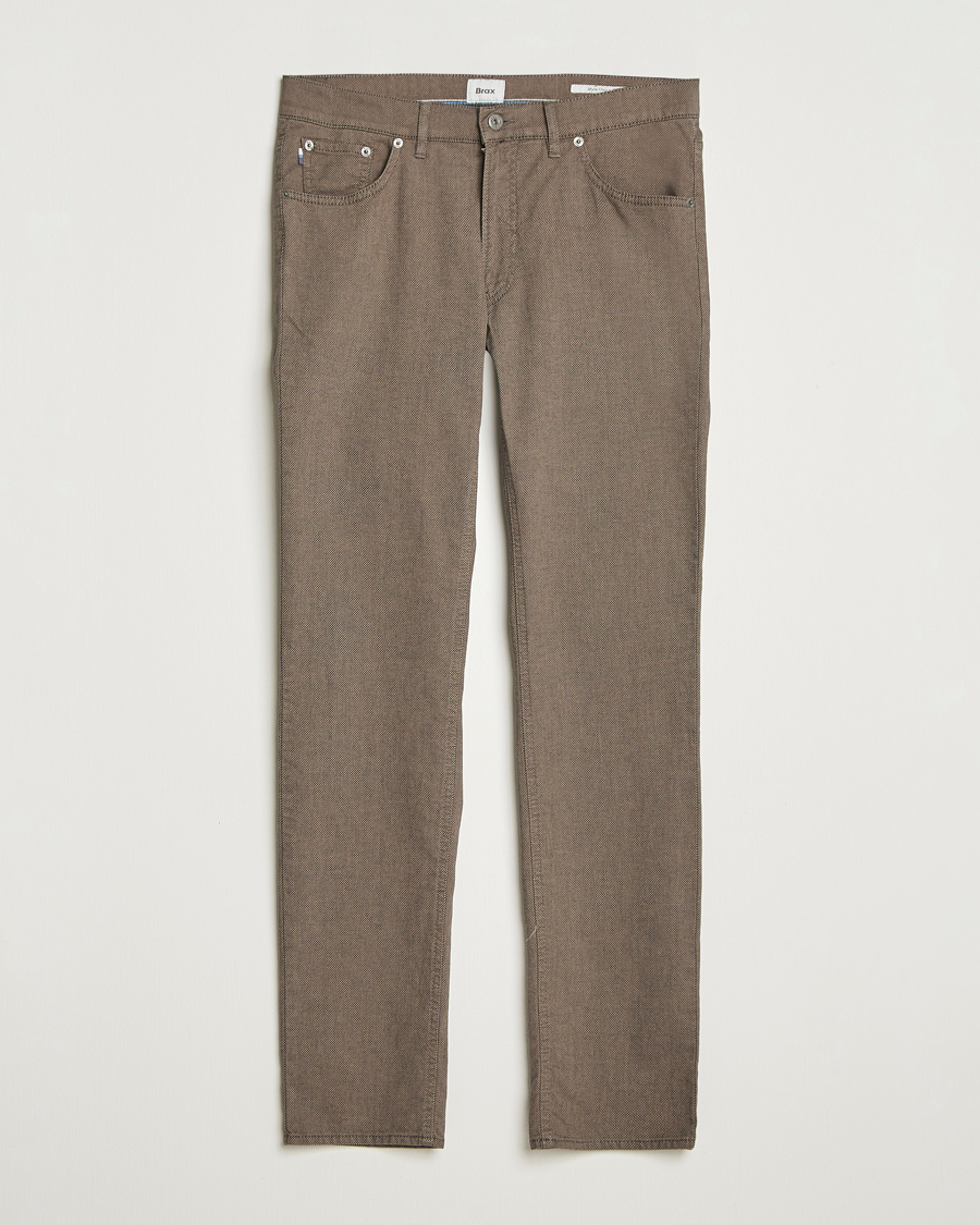 Uomini | Pantaloni | Brax | Chuck Hi-Flex 5-Pocket Pants Walnut