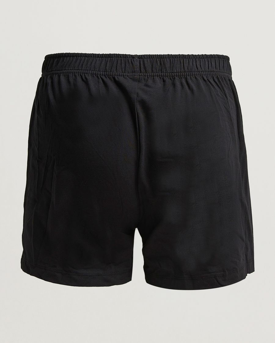 Uomini | Biancheria intima | Bread & Boxers | 2-Pack Jersey Boxer Shorts Black