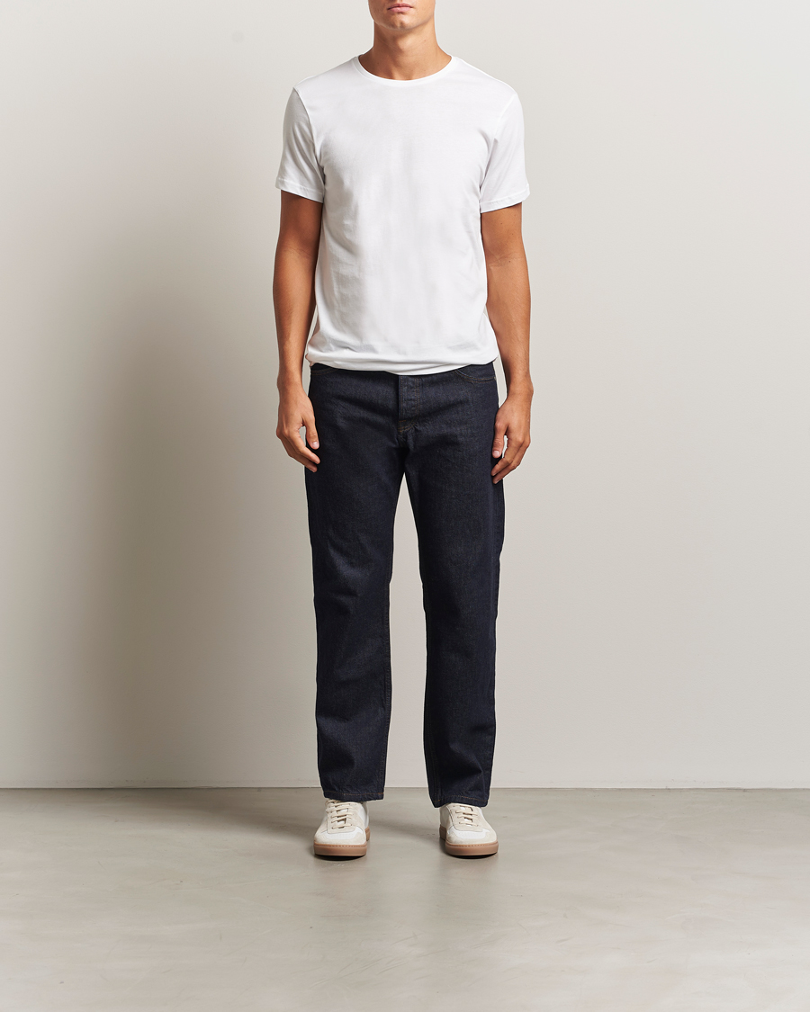Uomini | T-shirt | Bread & Boxers | 2-Pack Lightweight Cotton T-Shirt White