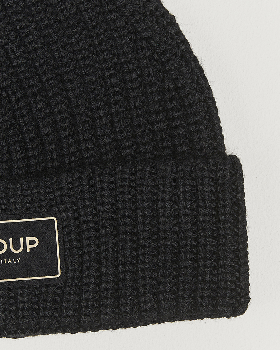 Uomini | Berretti | Dondup | Ribbed Beanie Black