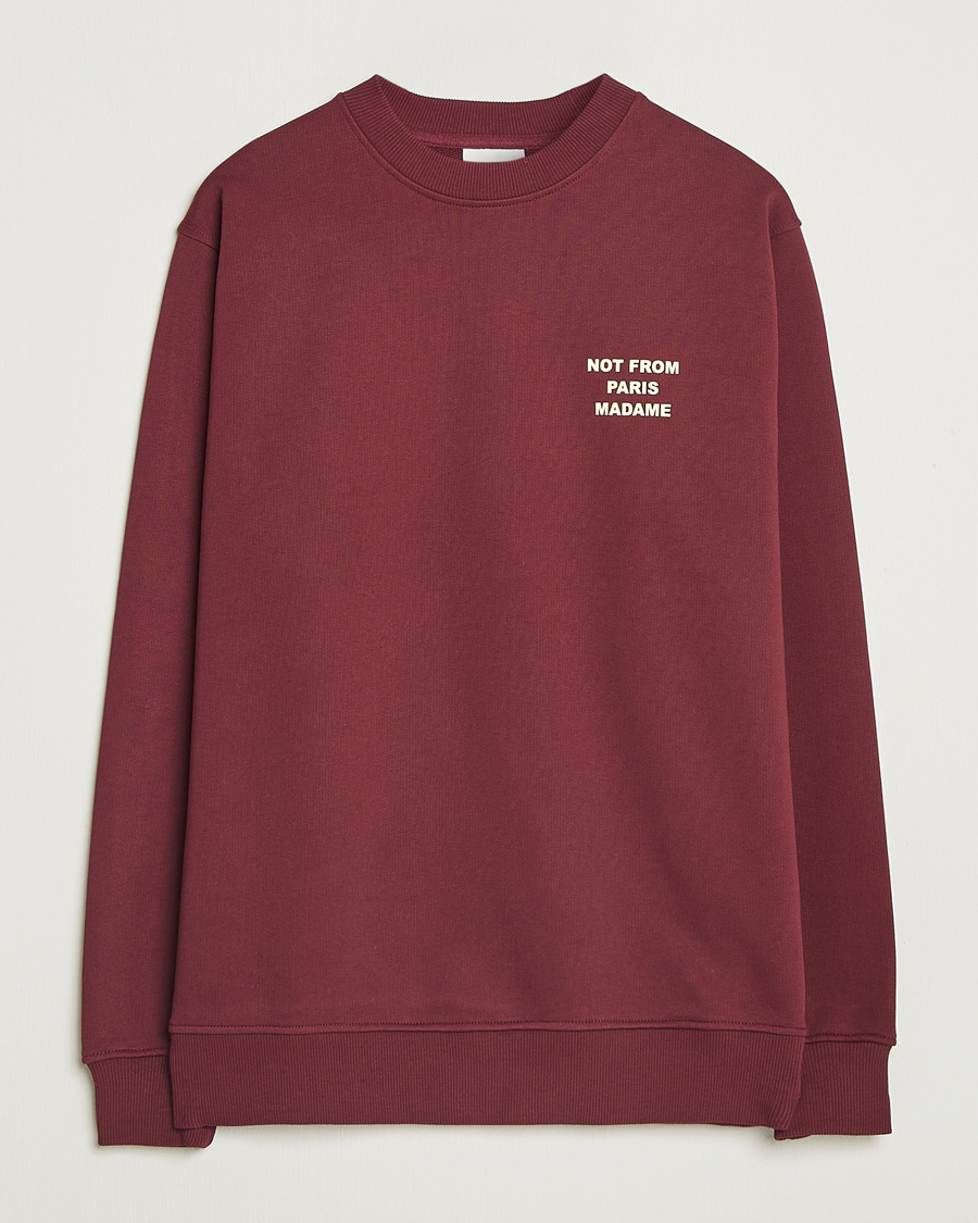 Uomini | Maglieria | Drôle de Monsieur | Slogan Sweatshirt Wine
