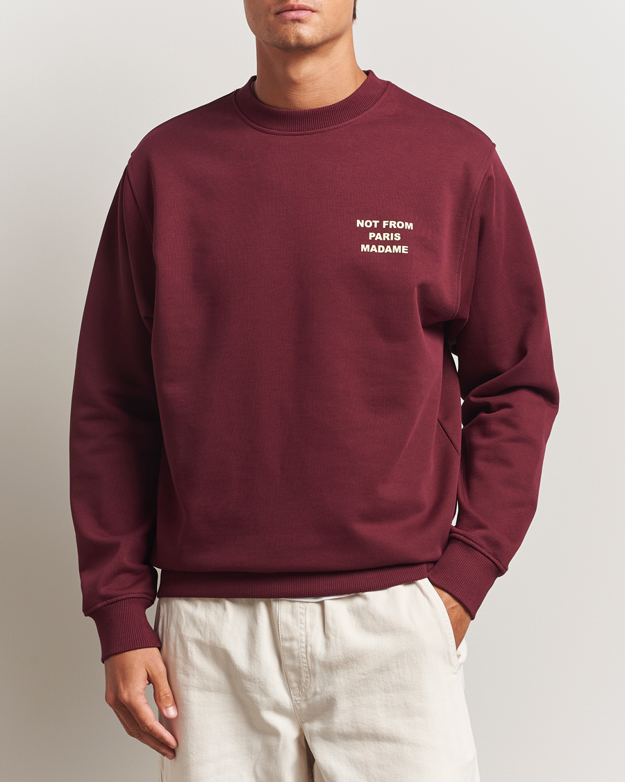 Uomini | Maglieria | Drôle de Monsieur | Slogan Sweatshirt Wine