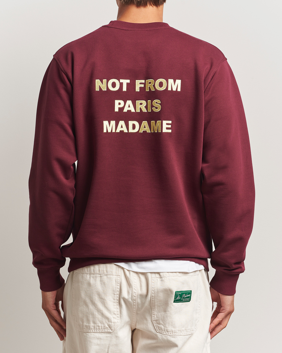 Uomini | Maglieria | Drôle de Monsieur | Slogan Sweatshirt Wine