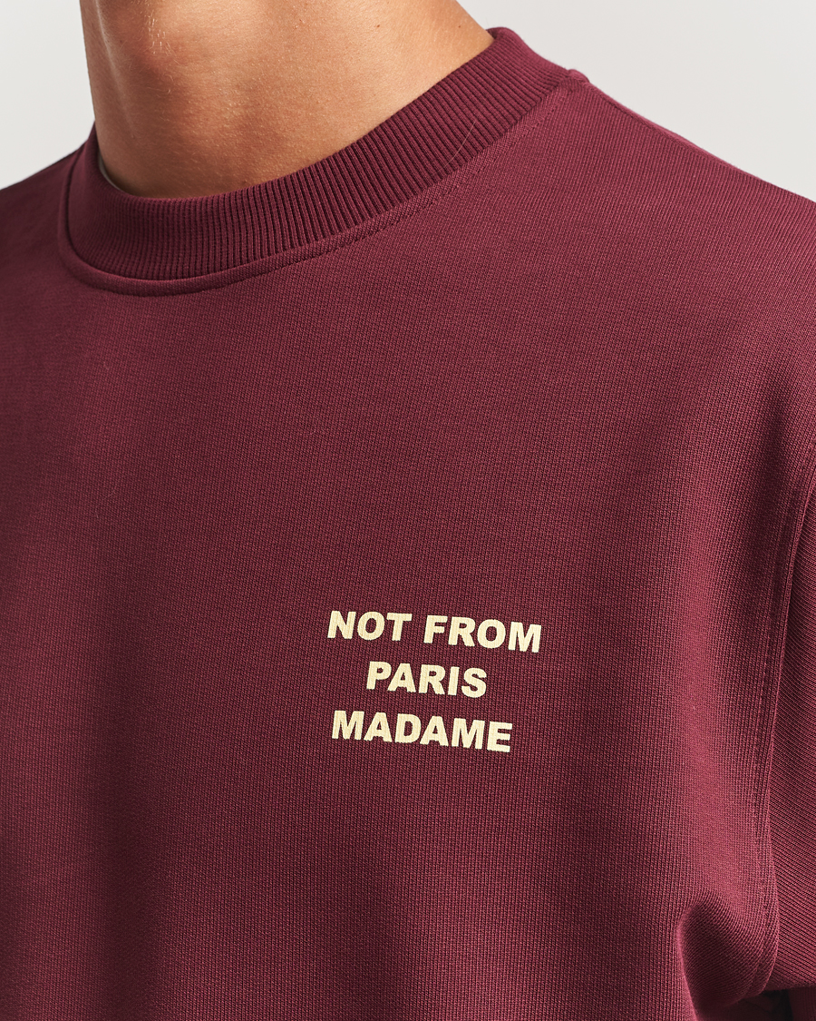 Uomini | Maglieria | Drôle de Monsieur | Slogan Sweatshirt Wine