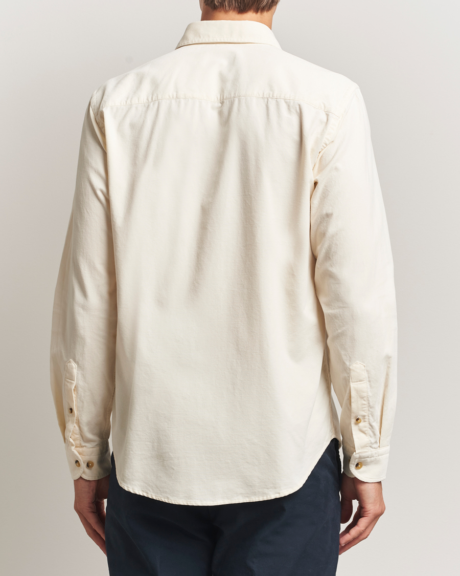 Uomini | Camicie | Eton | Casual Fit Corduroy Shirt Off White