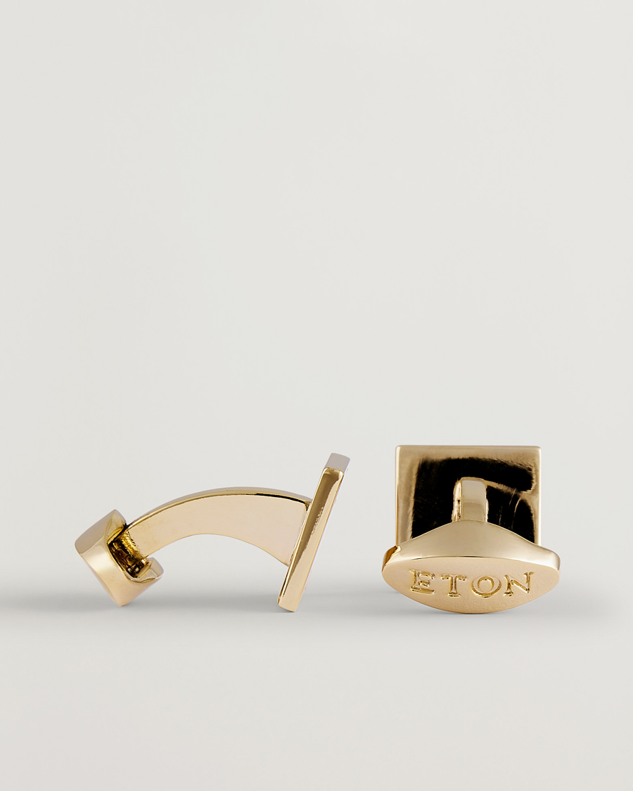Uomini | Gemelli | Eton | Mother of Pearl Cufflink Beige