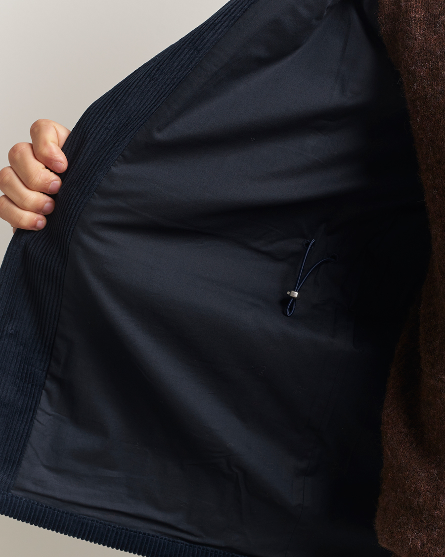 Uomini | Giacche | Eton | Corduroy Field Jacket Navy