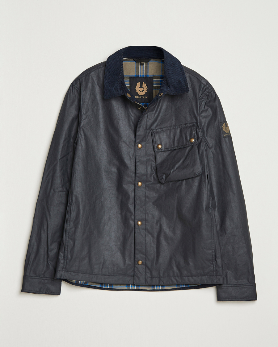 Uomini | Giacche | Belstaff | Ground Wax Jacket Dark Navy