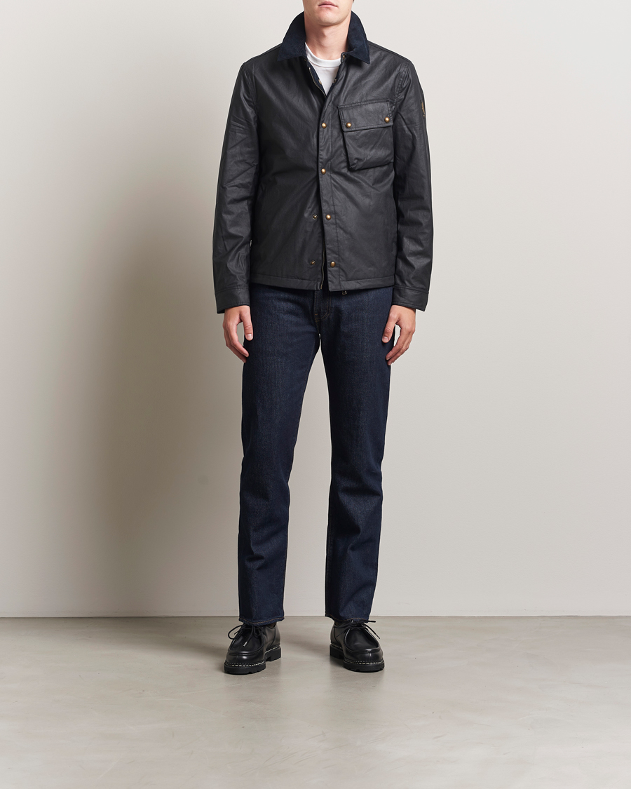 Uomini | Giacche | Belstaff | Ground Wax Jacket Dark Navy