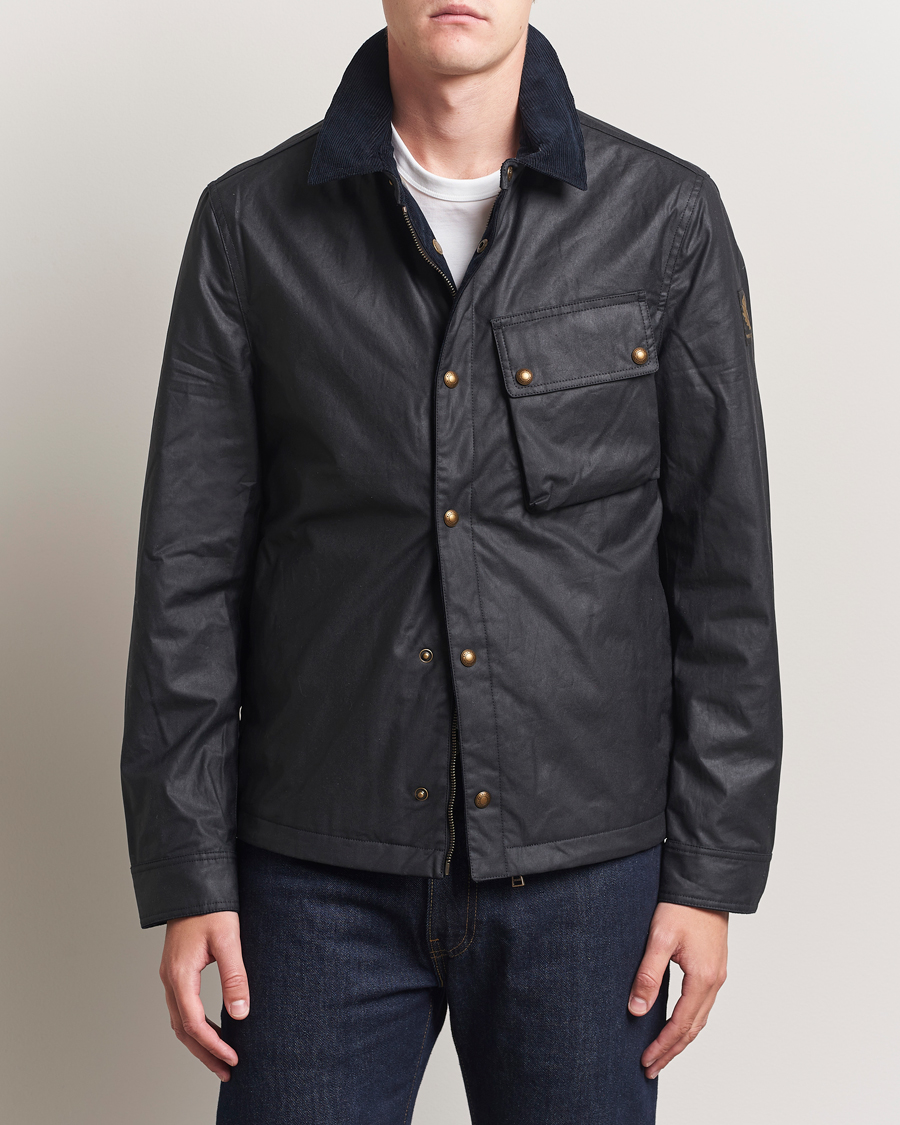Uomini | Giacche | Belstaff | Ground Wax Jacket Dark Navy