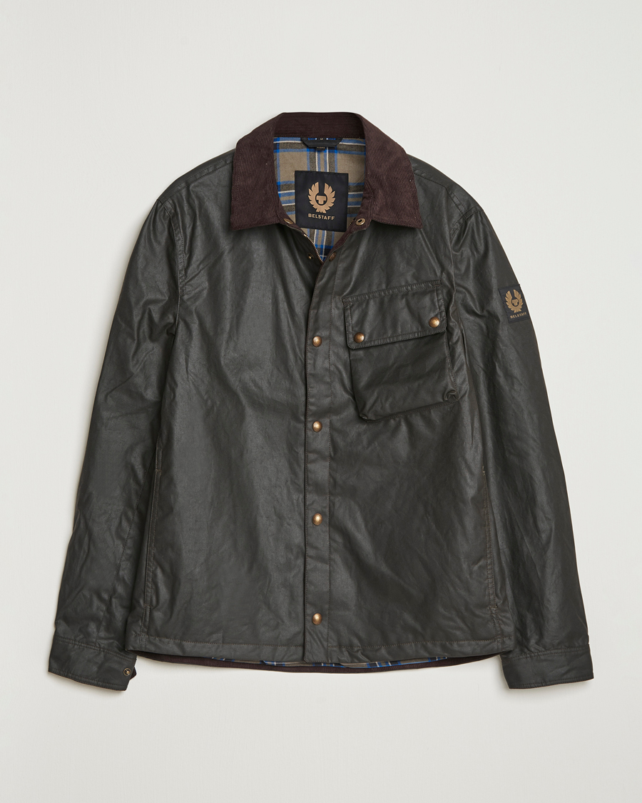 Uomini | Giacche | Belstaff | Ground Wax Jacket Faded Olive