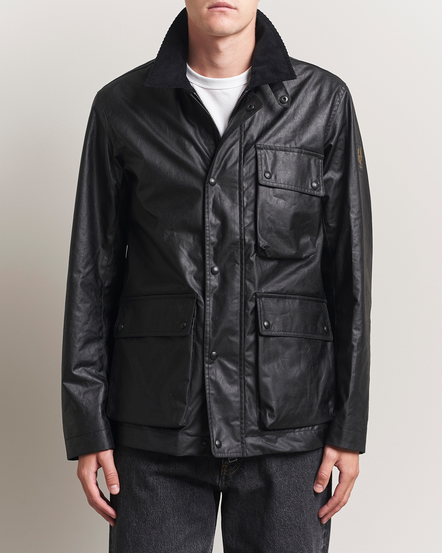 Uomini | Giacche | Belstaff | Incline Wax Jacket Black