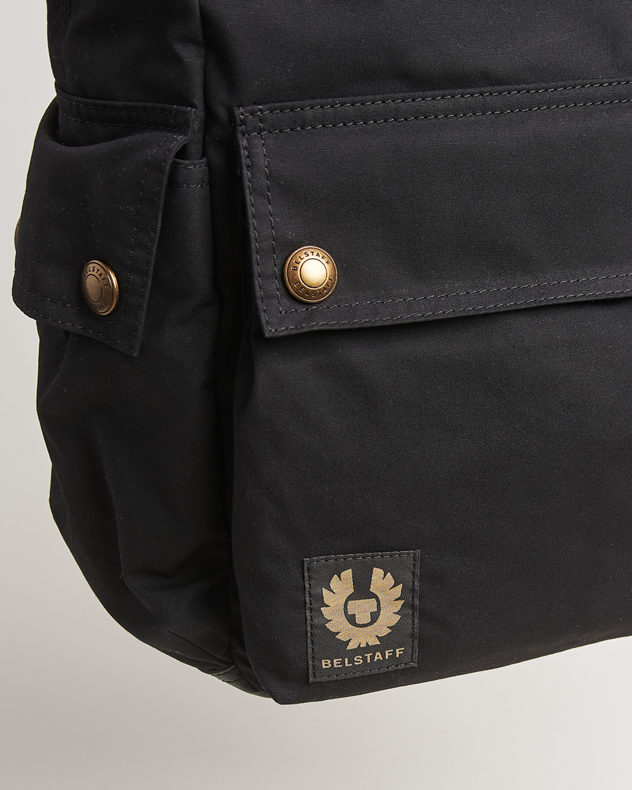 Uomini | Belstaff Trailmaster 2-Way Wax Tote Black | Belstaff | Trailmaster 2-Way Wax Tote Black