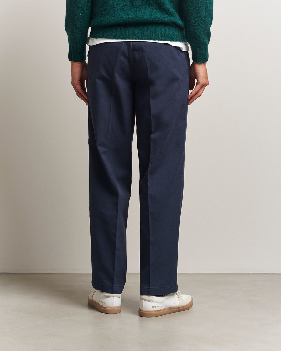 Uomini | Pantaloni | Dockers | Original Pleated Chino Loose Navy