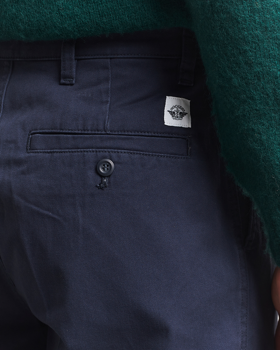 Uomini | Pantaloni | Dockers | Original Pleated Chino Loose Navy