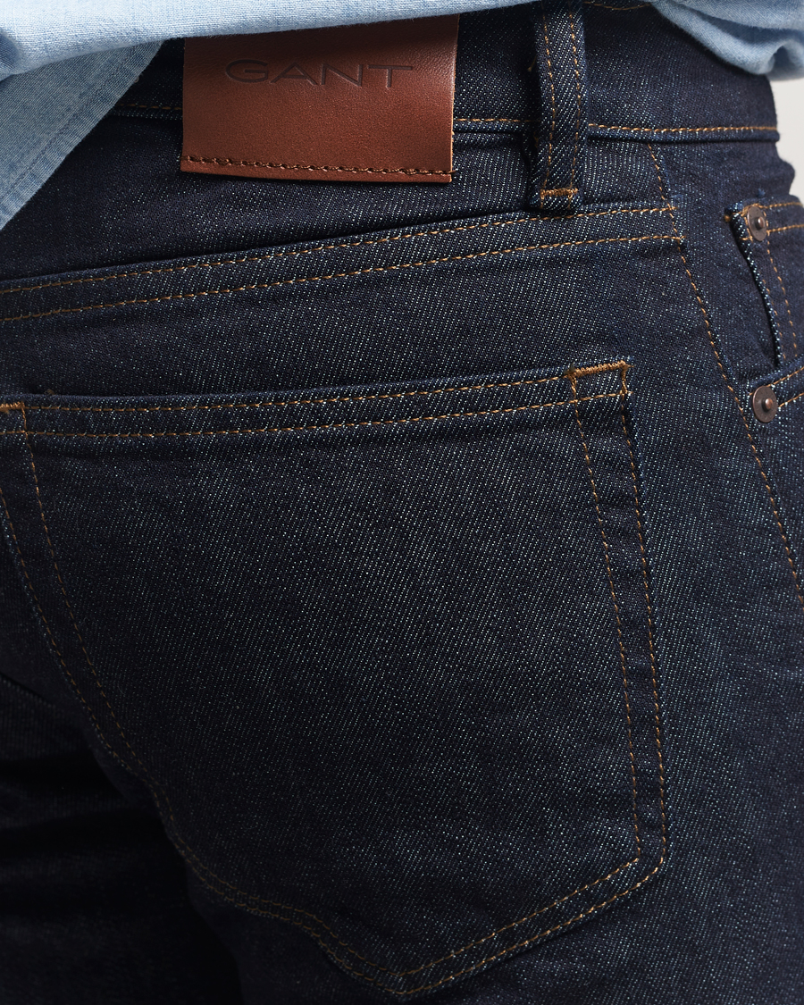 Uomini | Jeans | Gant | Regular Fit Jeans Dark Blue