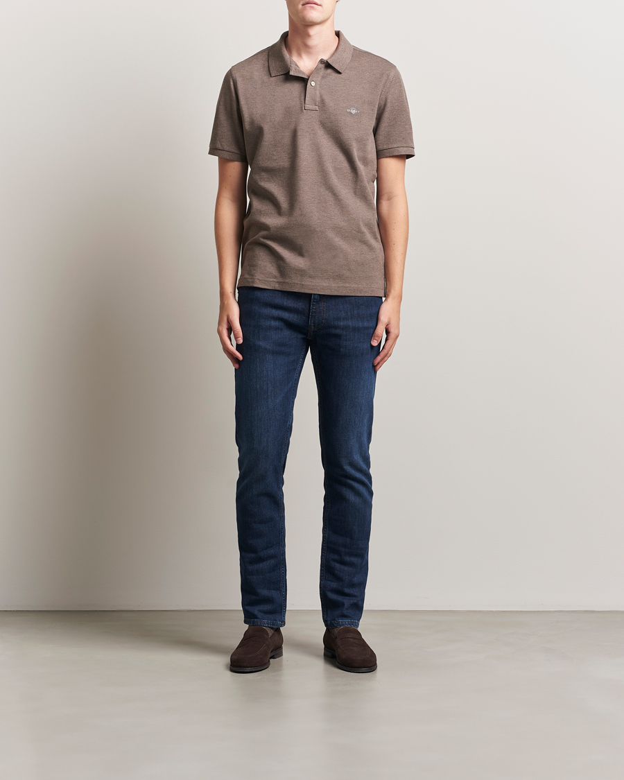 Uomini | Jeans | Gant | Regular Fit Jeans Dark Blue Worn In