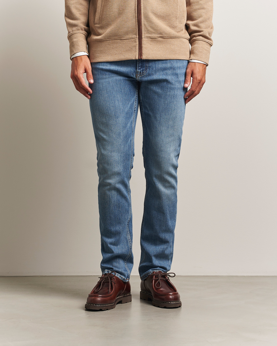 Uomini | Jeans | Gant | Regular Fit Jeans Mid Blue Worn In