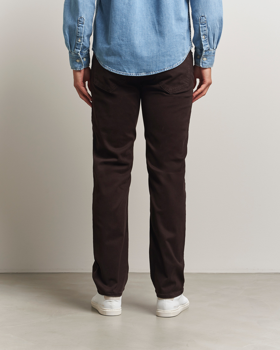 Uomini | Pantaloni | Gant | Regular Fit Moleskin 5-Pocket Trousers Deep Brown
