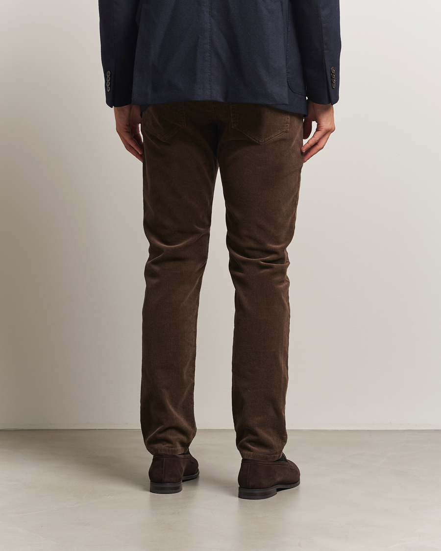 Uomini | Pantaloni | GANT | Cord 5-Pocket Jeans Rich Brown