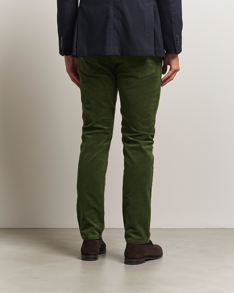 Uomini | Pantaloni | Gant | Cord 5-Pocket Jeans Country Green