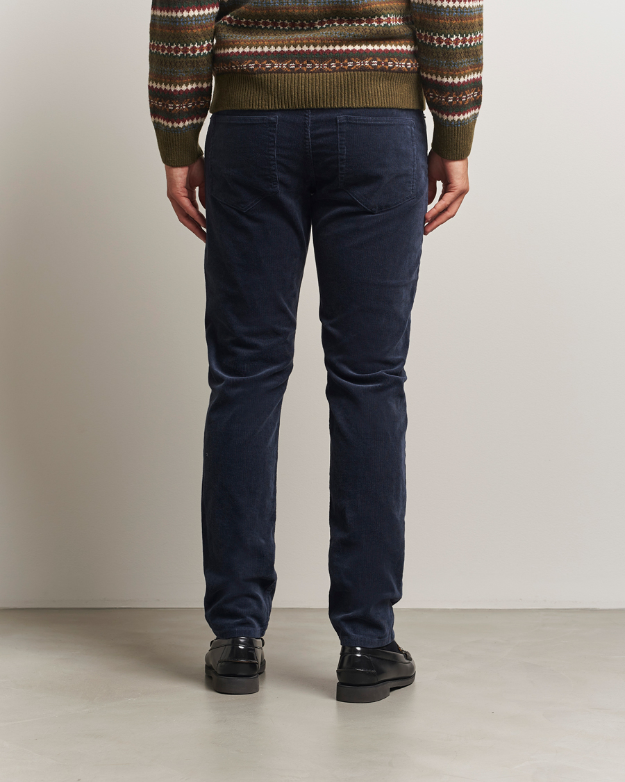 Uomini | Pantaloni | Gant | Cord 5-Pocket Jeans Evening Blue