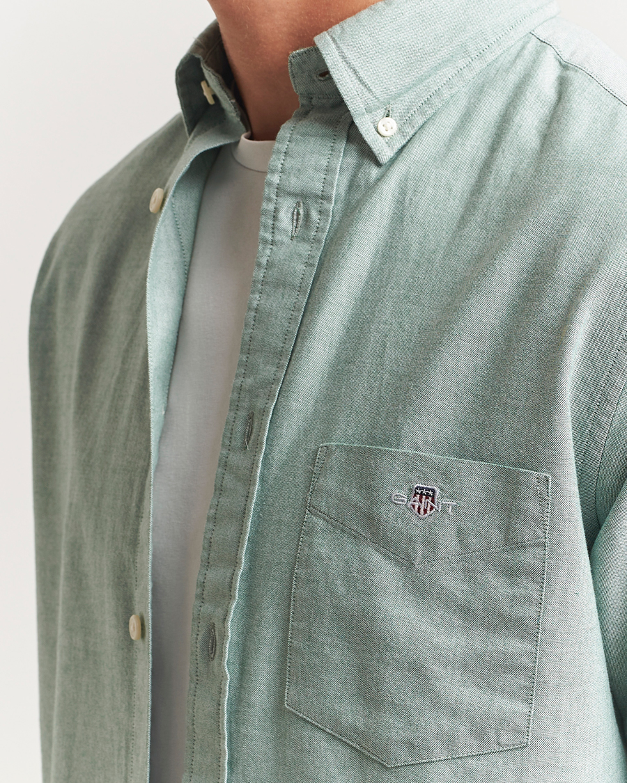 Uomini | Camicie | Gant | Regluar Fit Classic Oxford Shirt Forest Green