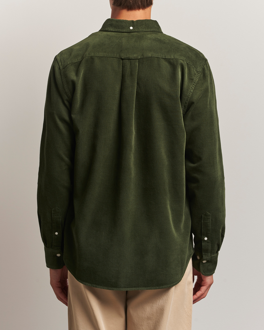 Uomini | Camicie | GANT | Regular Fit Corduroy Shirt Country Green