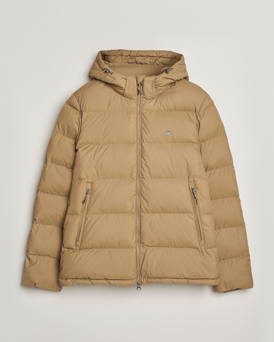 Uomini | Giacche | Gant | The Active Cloud Down Jacket Light Taupe