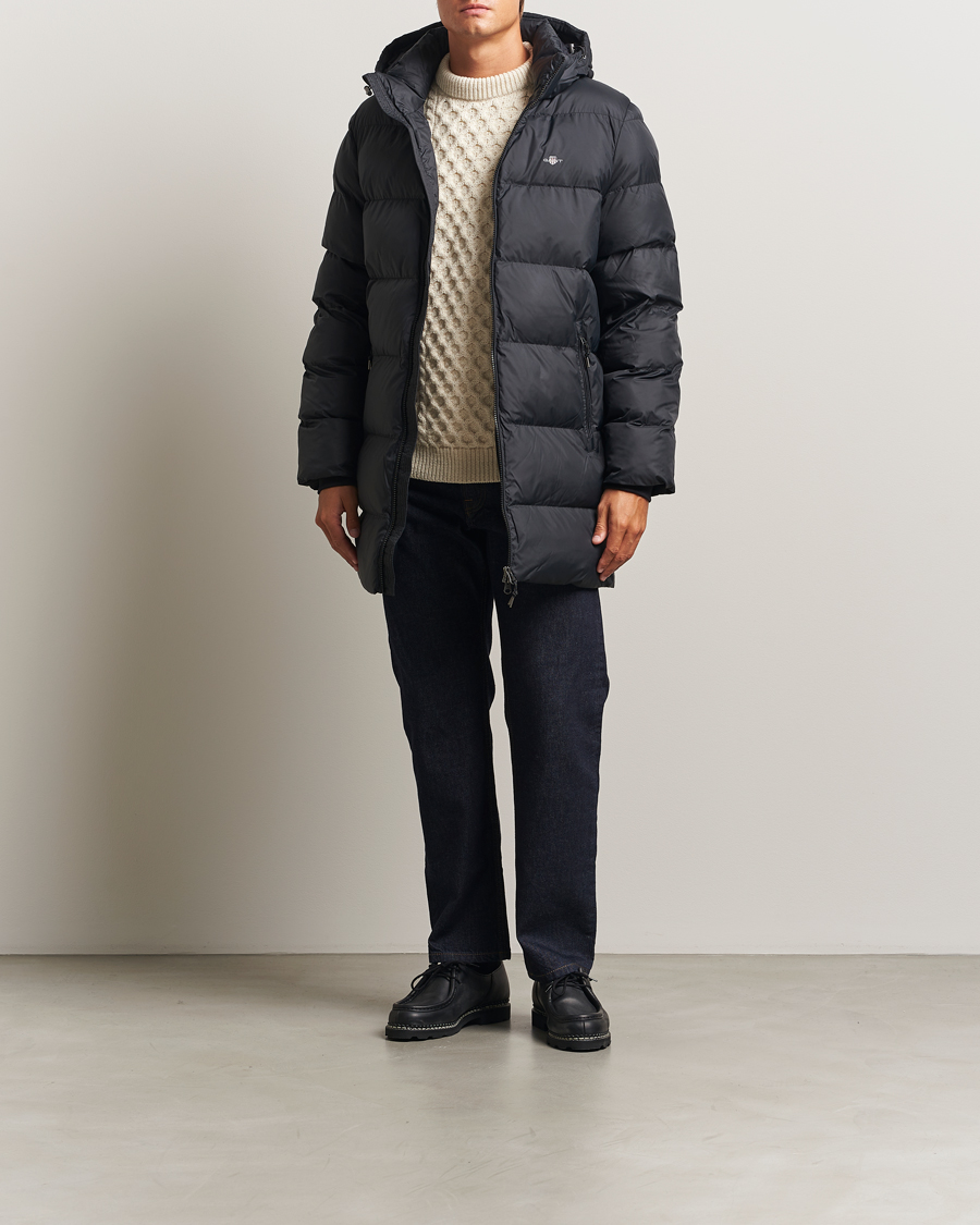 Uomini | Giacche | Gant | The Active Cloud Mid Length Jacket Black