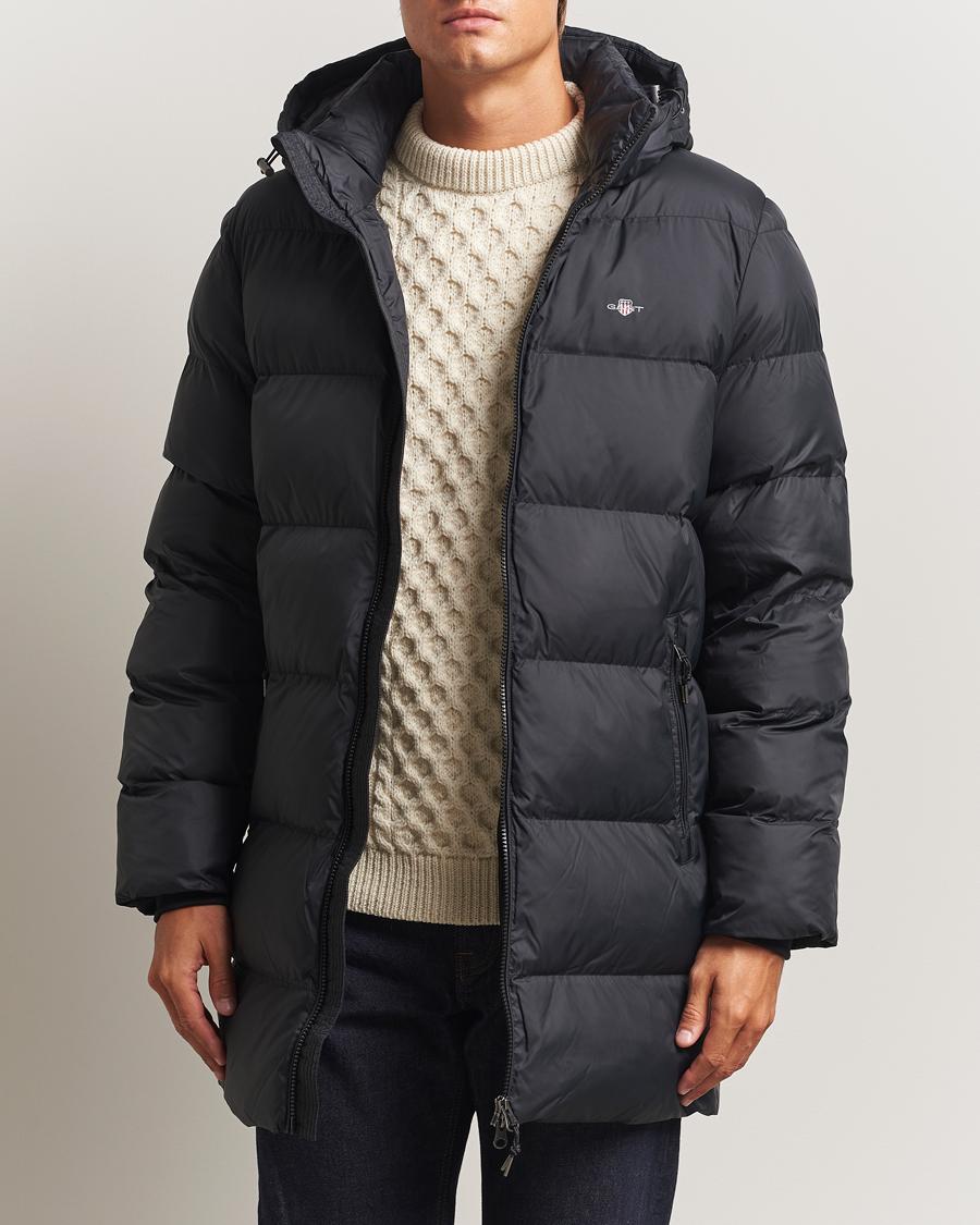 Uomini | Giacche | Gant | The Active Cloud Mid Length Jacket Black