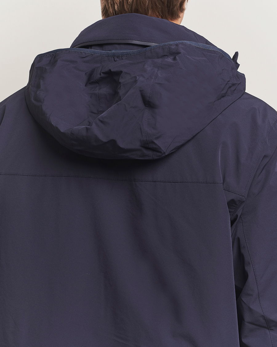Uomini | Giacche | Gant | Double Mid Length Field Jacket Evening Blue