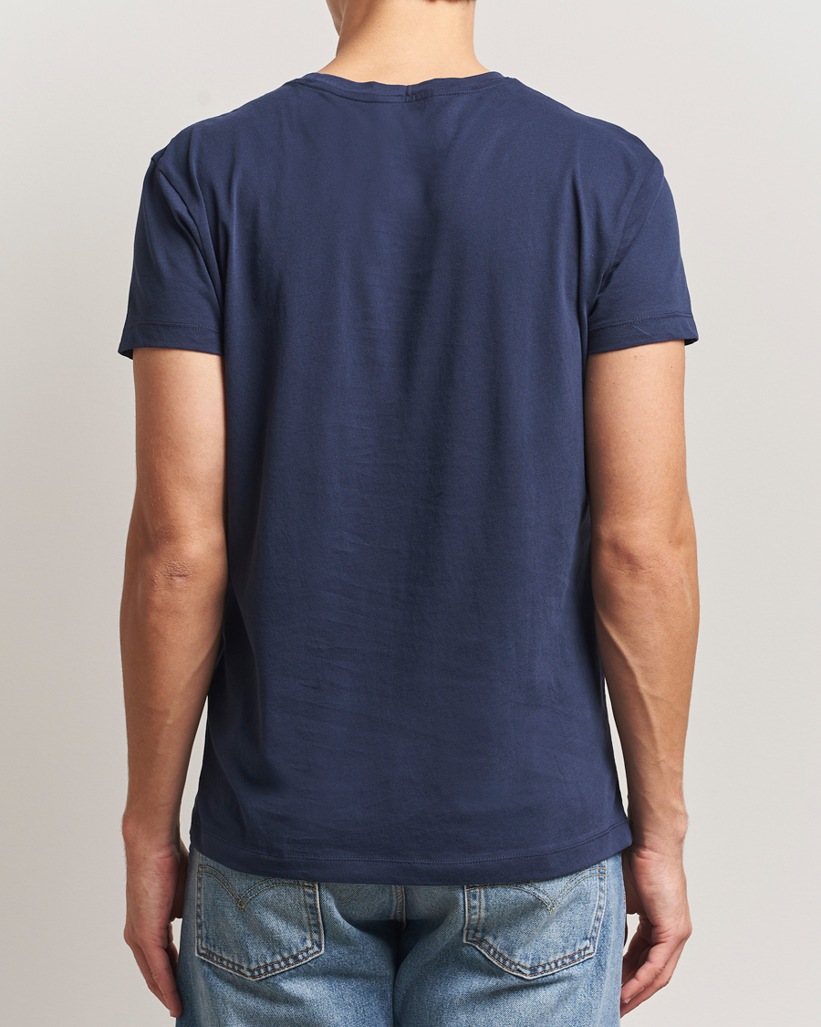 Uomini | T-shirt | GANT | 2-Pack Crew Neck T-Shirt Light Grey/Navy