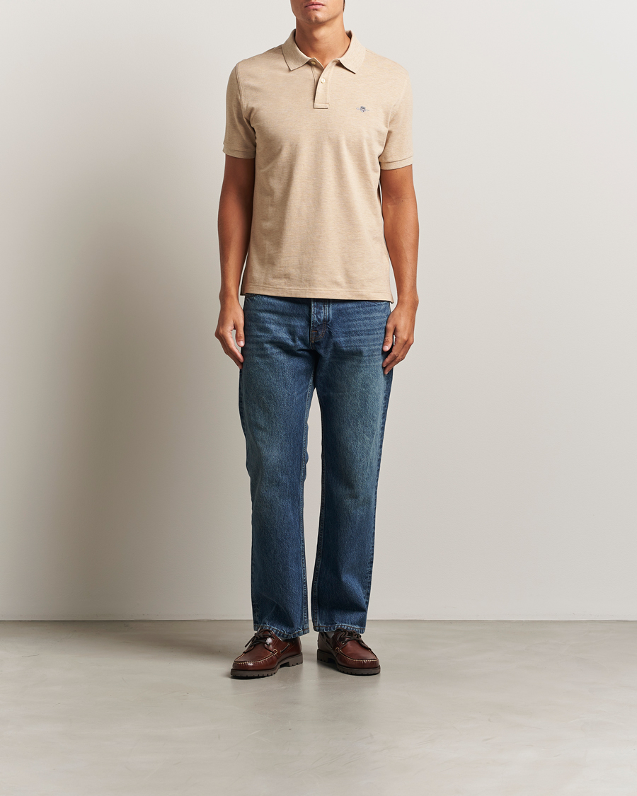 Uomini | Polo | GANT | The Original Polo Khaki Melange