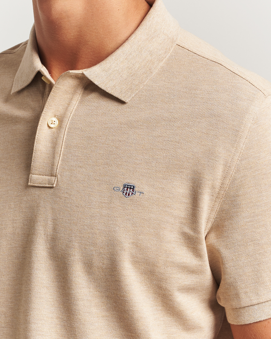 Uomini | Polo | GANT | The Original Polo Khaki Melange