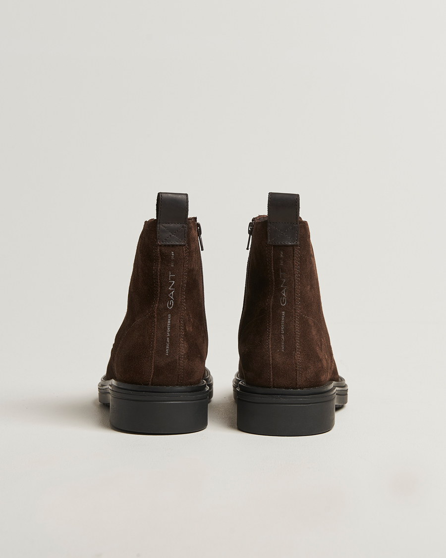 Uomini | Stivali | Gant | Boggar Suede Boot Espresso Brown