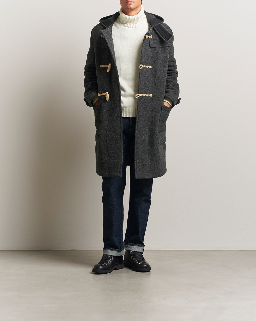 Uomini | Giacche | Gloverall | 575 Monty Original Duffle Coat Charcoal