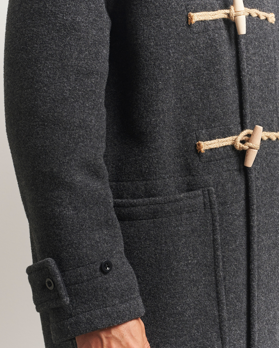 Uomini | Giacche | Gloverall | 575 Monty Original Duffle Coat Charcoal