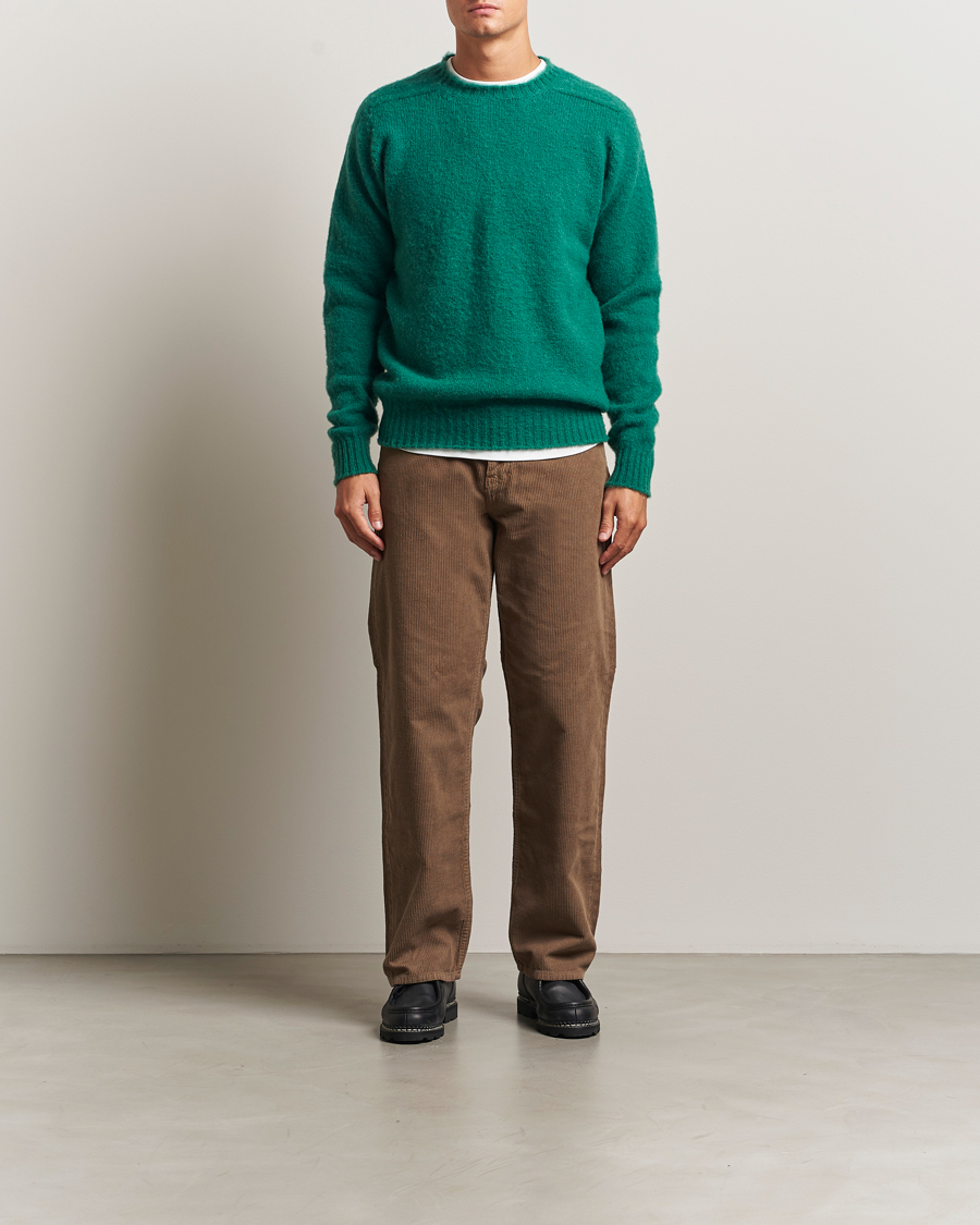 Uomini | Maglieria | Howlin' | Shaggy Bear Sweater Dusky Mint
