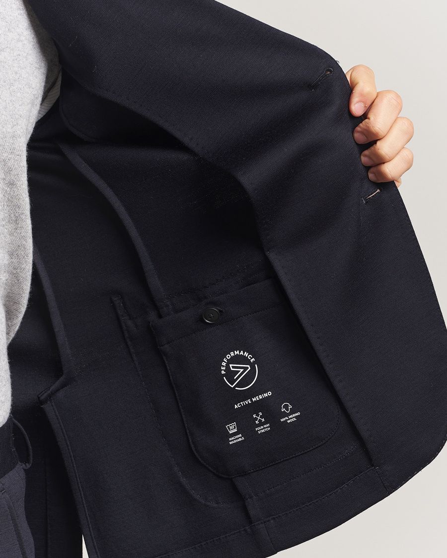 Uomini | Abiti | BOSS BLACK | Hanry Wool Suit Dark Blue