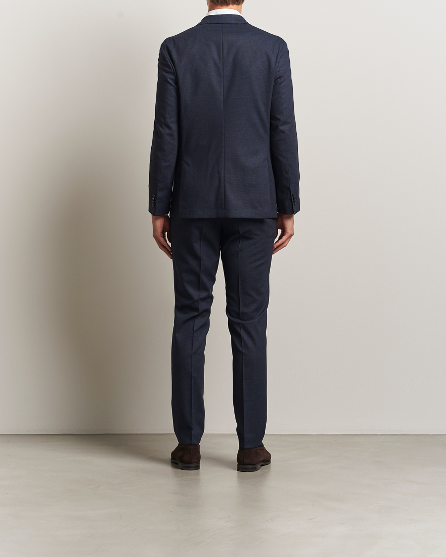 Uomini | Abiti | BOSS BLACK | Huge Wool Suit Dark Blue