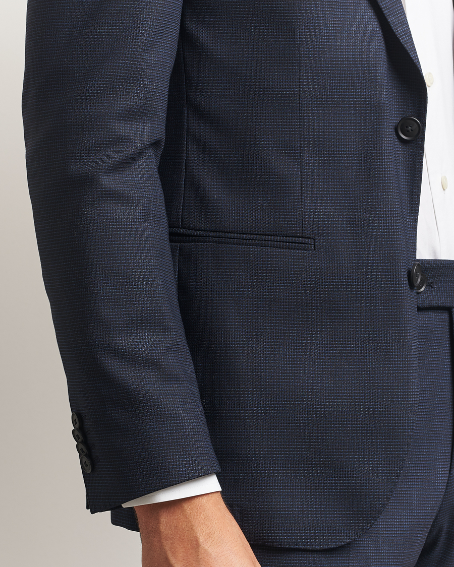 Uomini | Abiti | BOSS BLACK | Huge Wool Suit Dark Blue